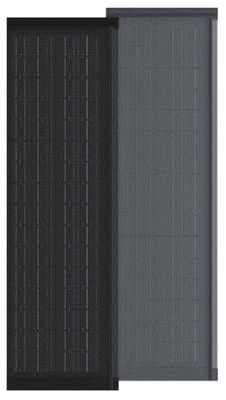 HJT CELLS 130W Czarne płytki dachowe odporne na działanie pogody BIPV łatwe w montażu UL Listed Tempered Glass Panels