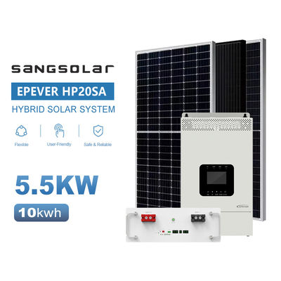 SANG Solar Off Grid System Solarny Dla Domów 3,5 kW 5,5 kW 48V 220V 230V Z 5kwh 10kwh 15kwh Bateria litowa