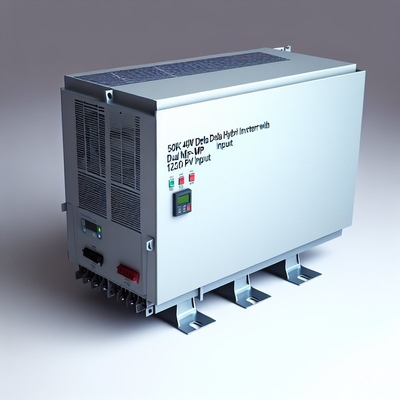 Inwerter hybrydowy Delta o mocy 50 kW 480 V z podwójnym MPPT i 120 kW wejściem fotowoltaicznym do systemów energetycznych przemysłowych